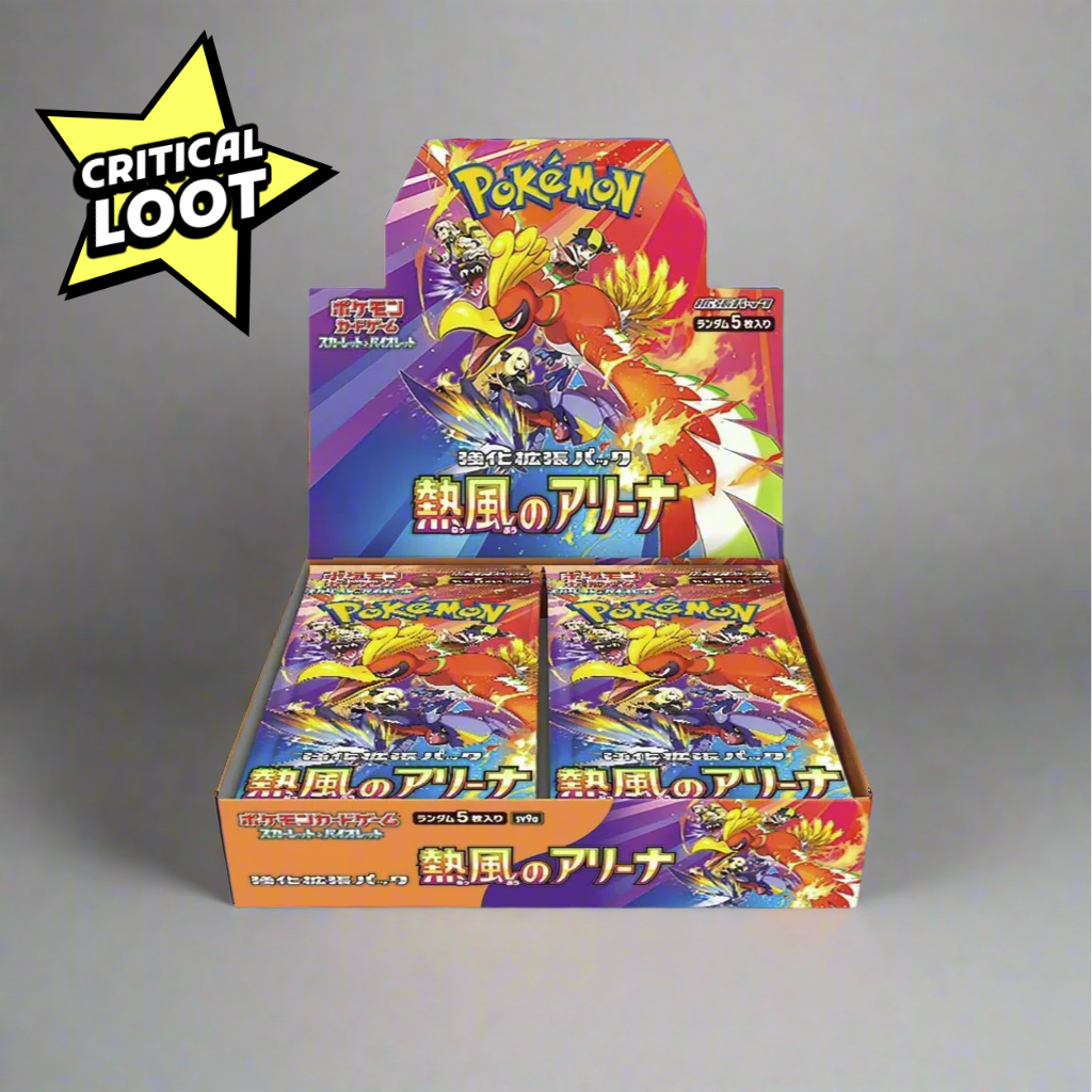 Japanese Pokémon TCG Heat Wave Arena Booster Box - SV9a